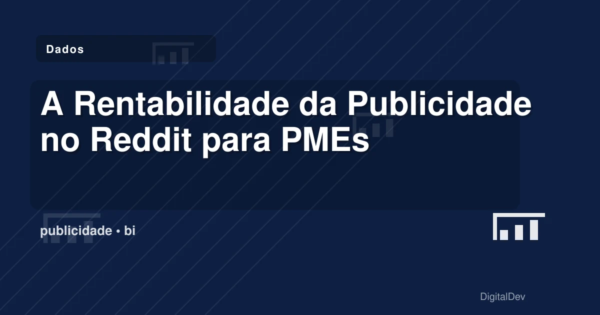 A Rentabilidade da Publicidade no Reddit para PMEs