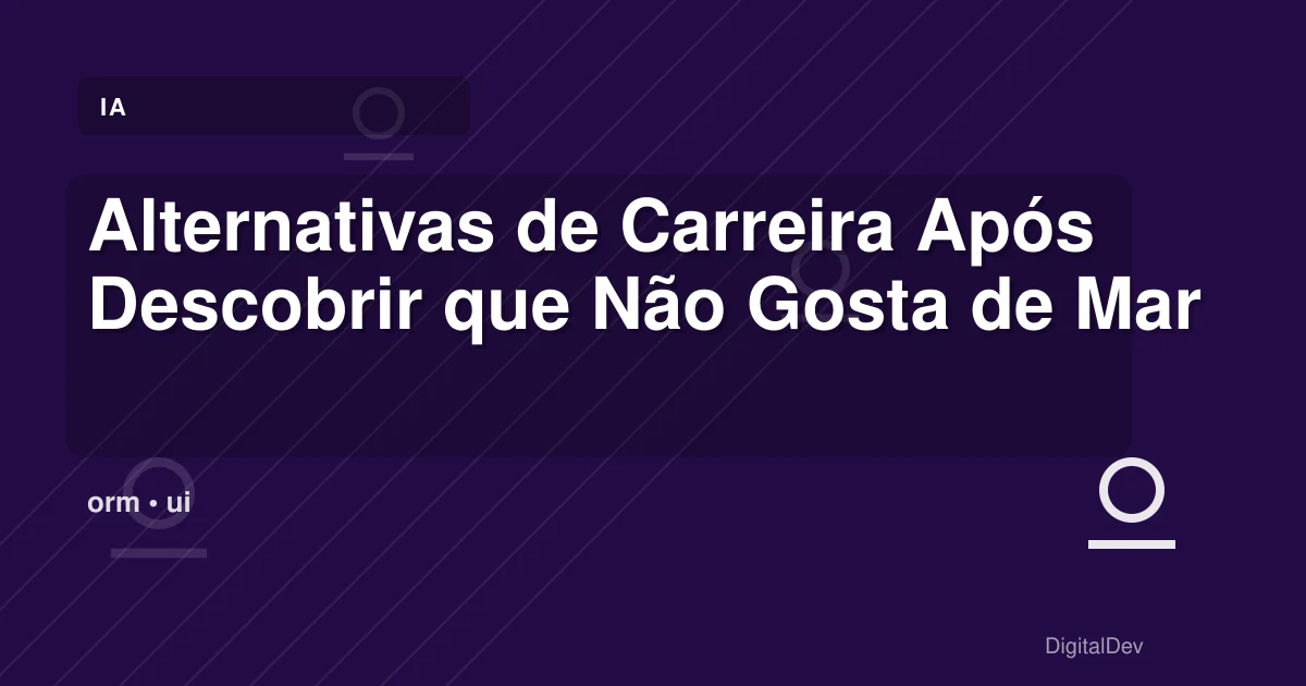 Alternativas de Carreira Após Descobrir que Não Gosta de Marketing