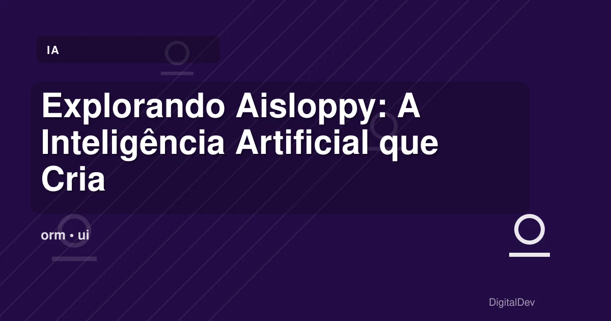 Explorando Aisloppy: A Inteligência Artificial que Cria Memecoins