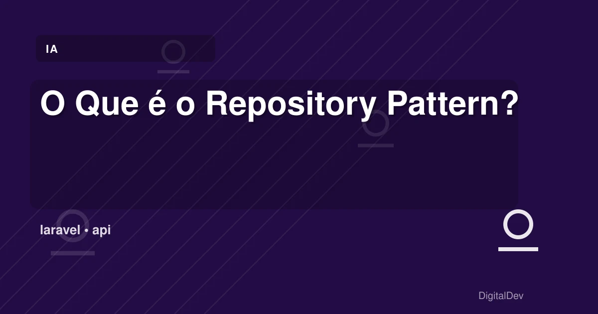 O Que é o Repository Pattern?