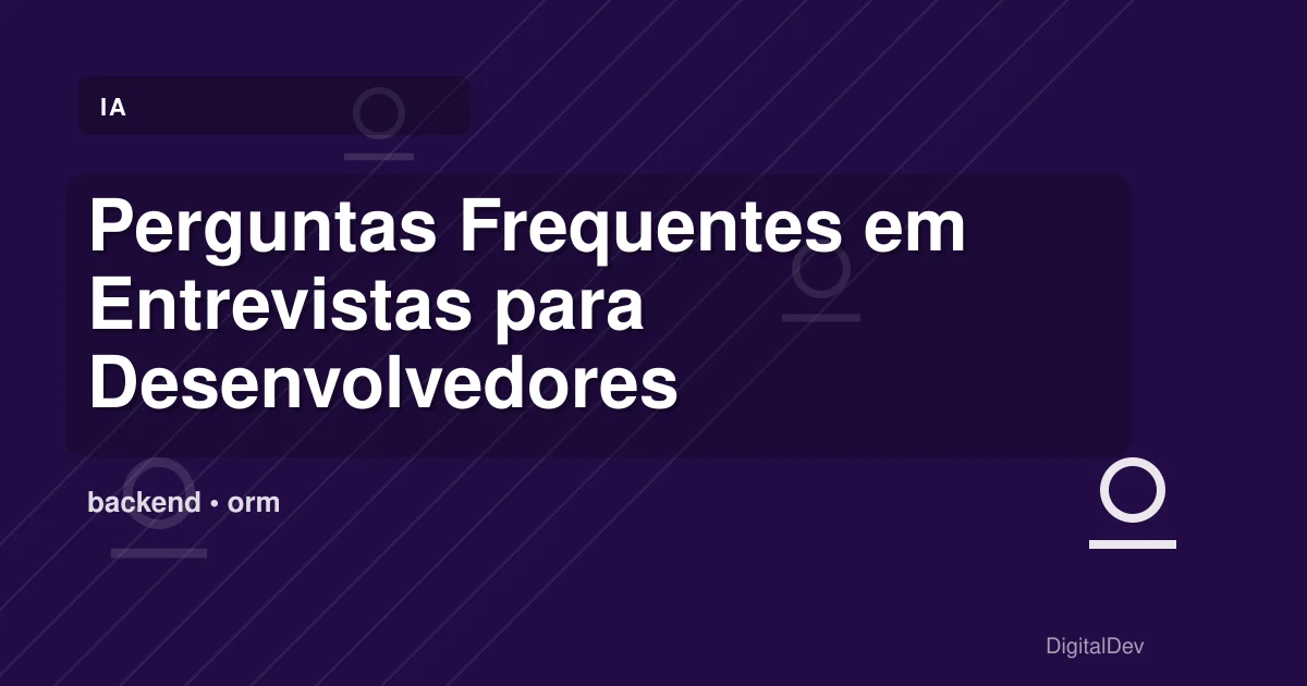 Perguntas Frequentes em Entrevistas para Desenvolvedores de UI