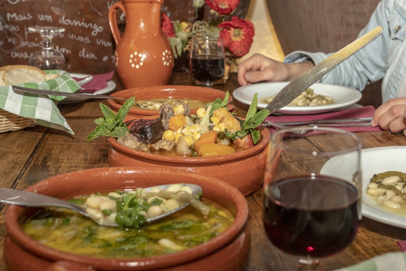 A culinária típica alentejana