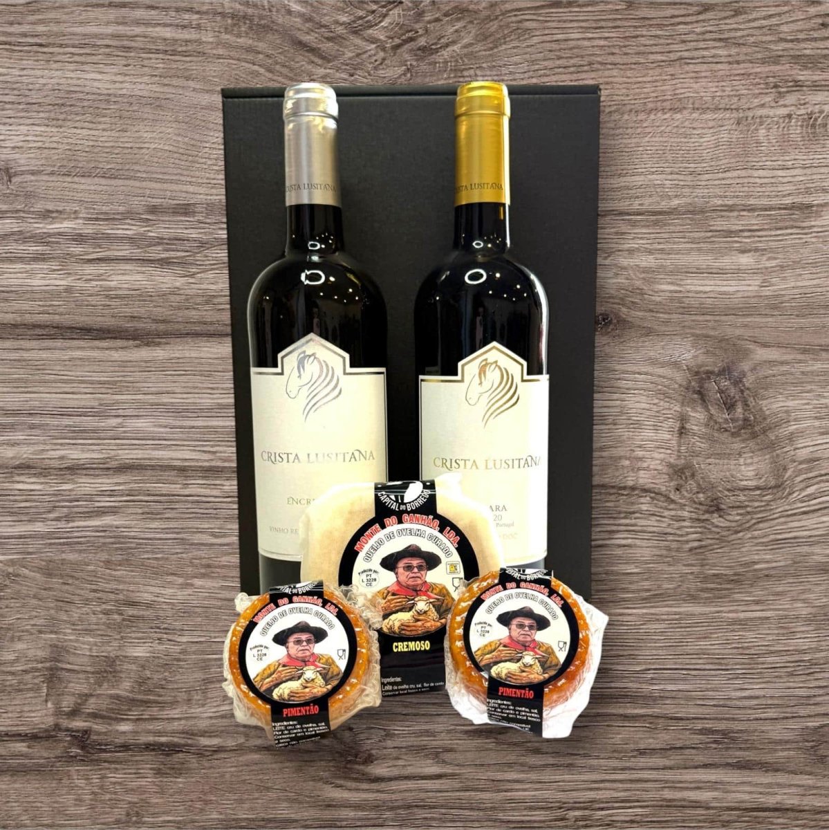 Caixa O Melhor do Vinho e Queijo