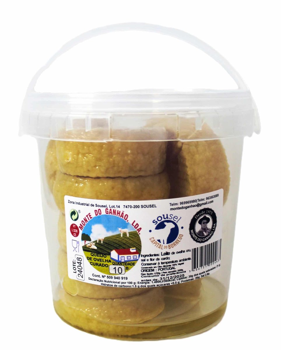 Balde 10 Queijos de Ovelha Curado