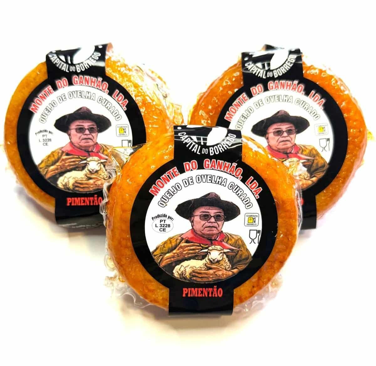 Queijo Ovelha Curado com Pimentão