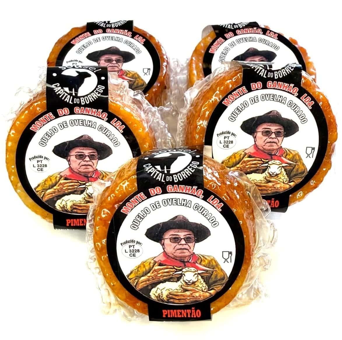 Queijo Ovelha Curado com Pimentão