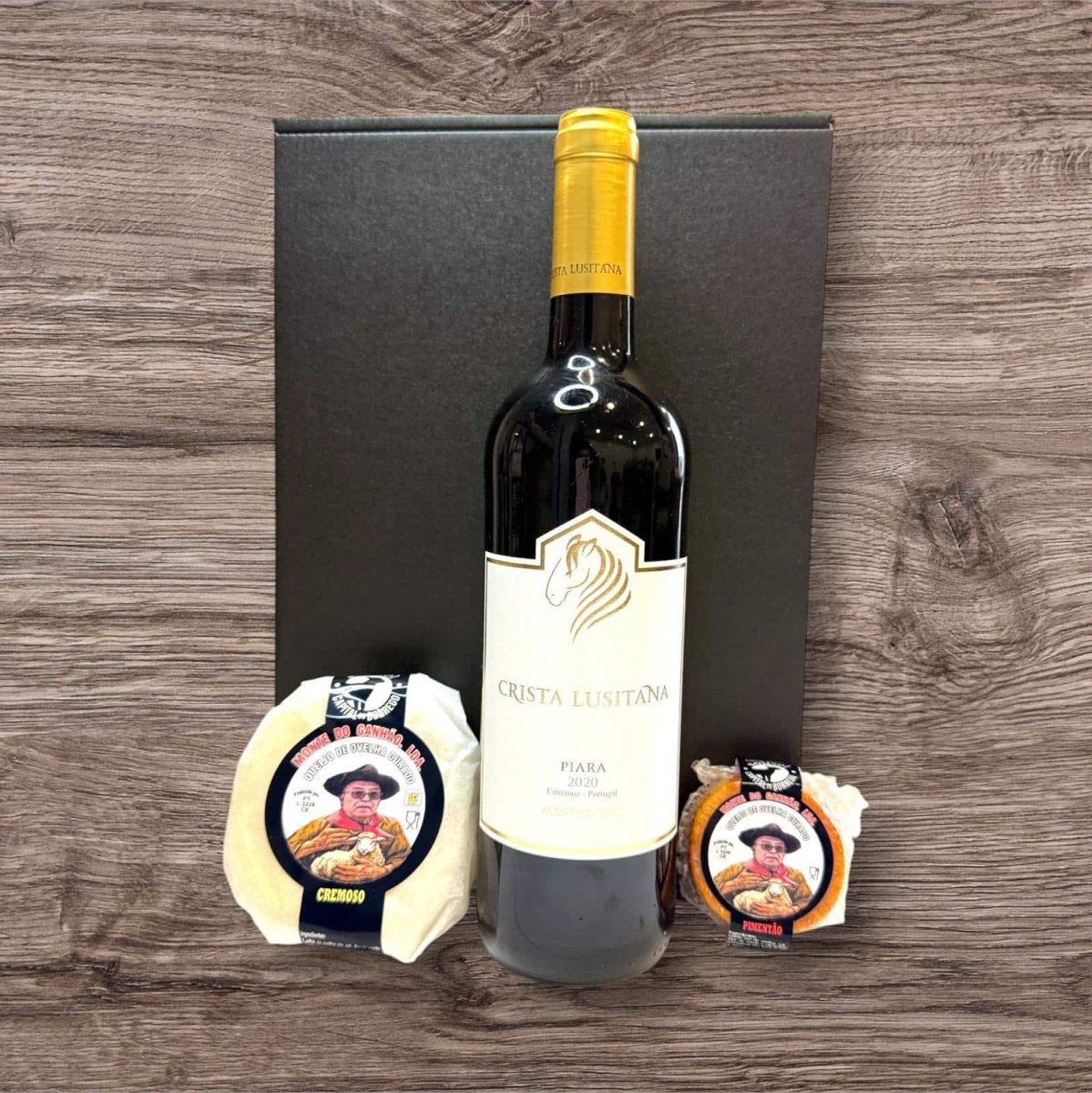 Caixa Prazeres do Vinho e Queijo