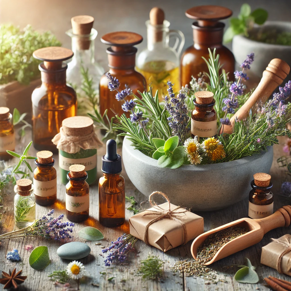 Ervas e Óleos Essenciais