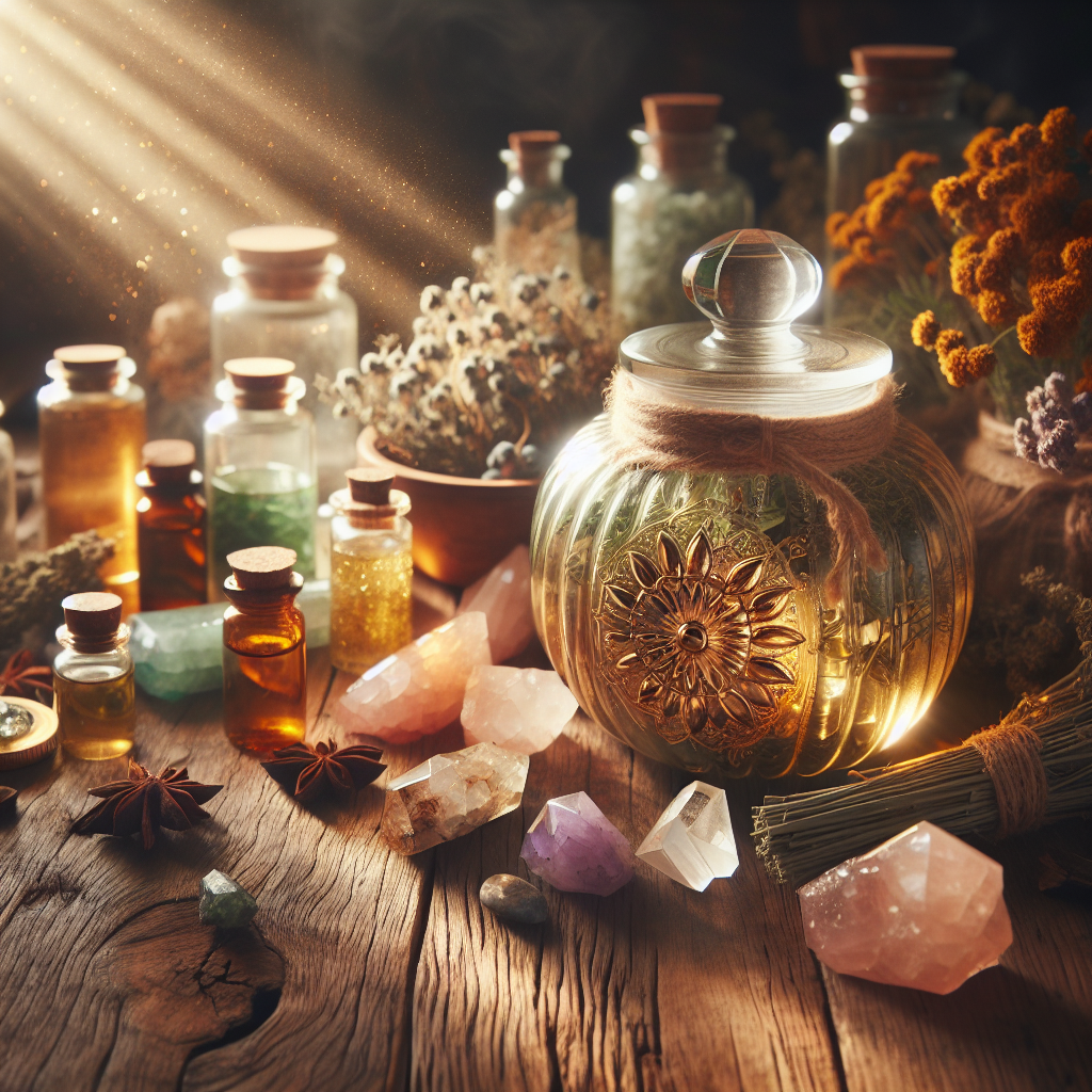 Frasco da Prosperidade da Colheita Dourada