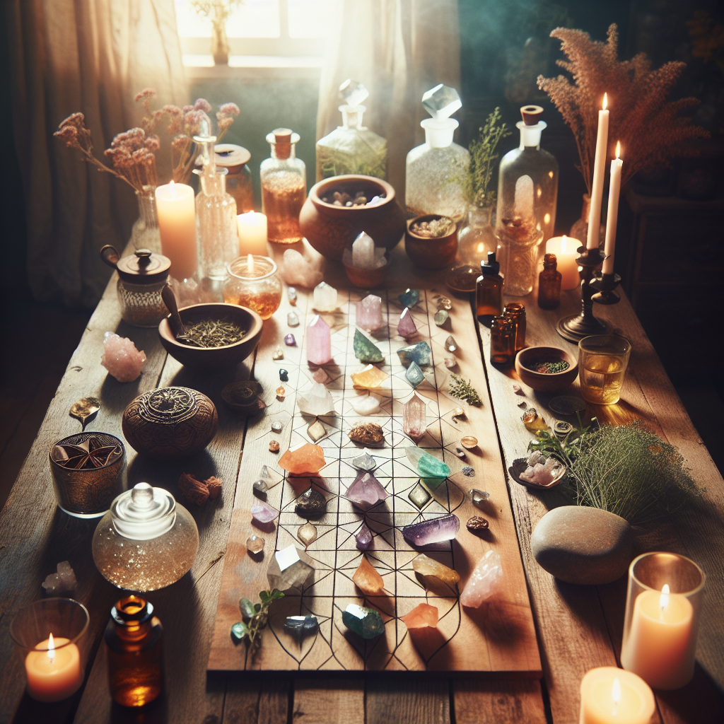 Rede de Cristais do Caminho Abundante