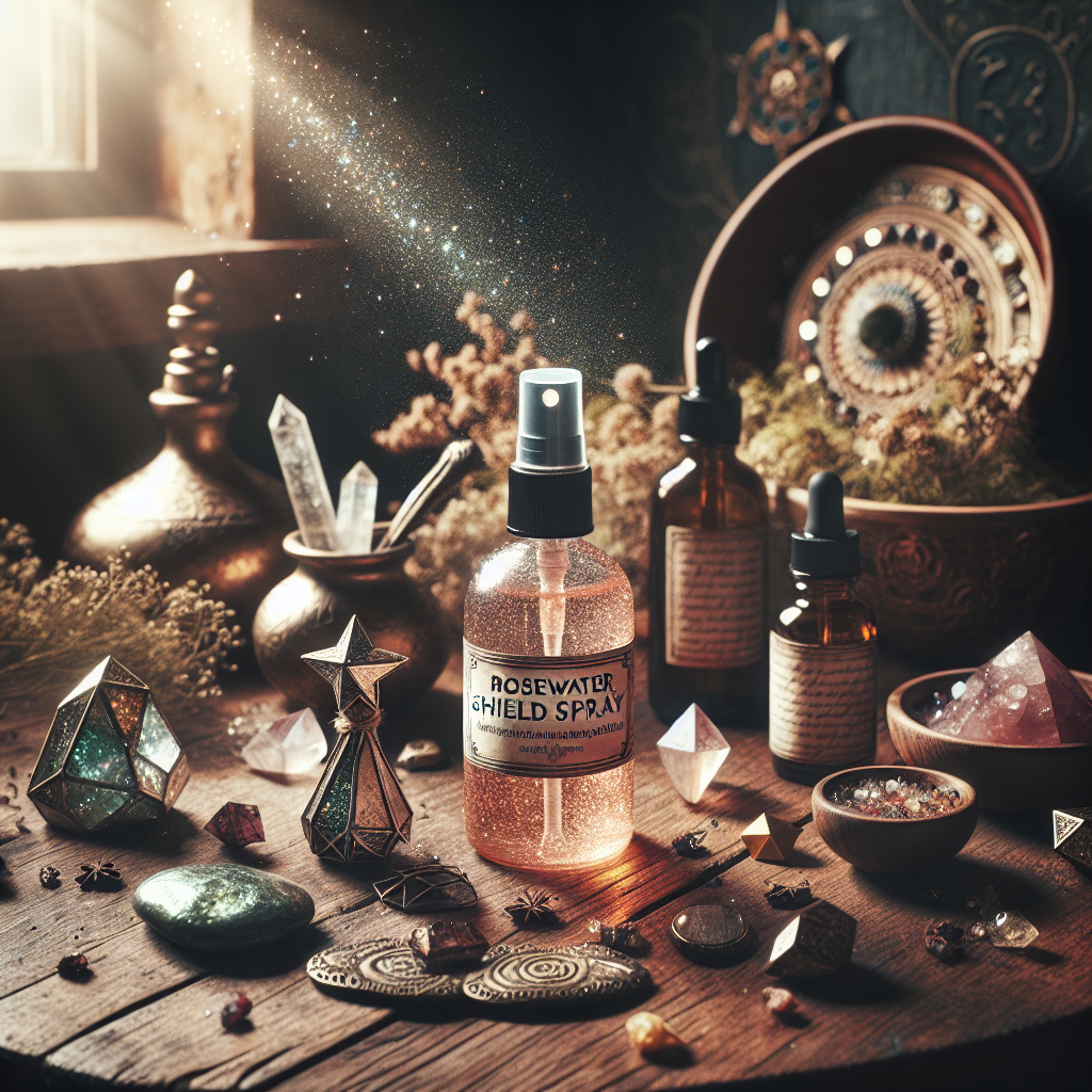 Nebulizador de Proteção com Água de Rosa Celestial